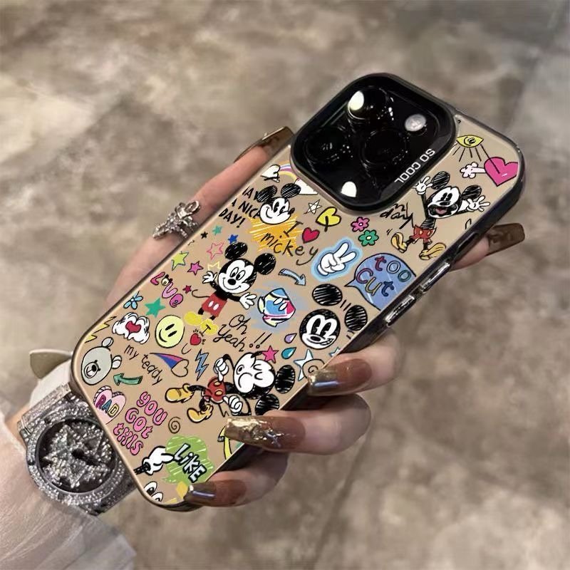 img_1357 Graffiti Art Mouse Mick Lens Protection Case For iPhone 17 Air 16 15 14 13 12 11 Pro Max Mini Plus 16E Cover
