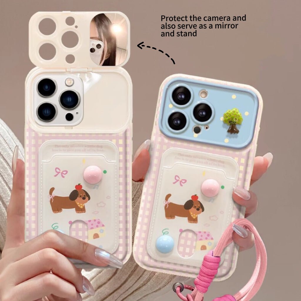 20251017205057_2482_157.jpg Cute Puppy Card Holder Flip Phone Case
