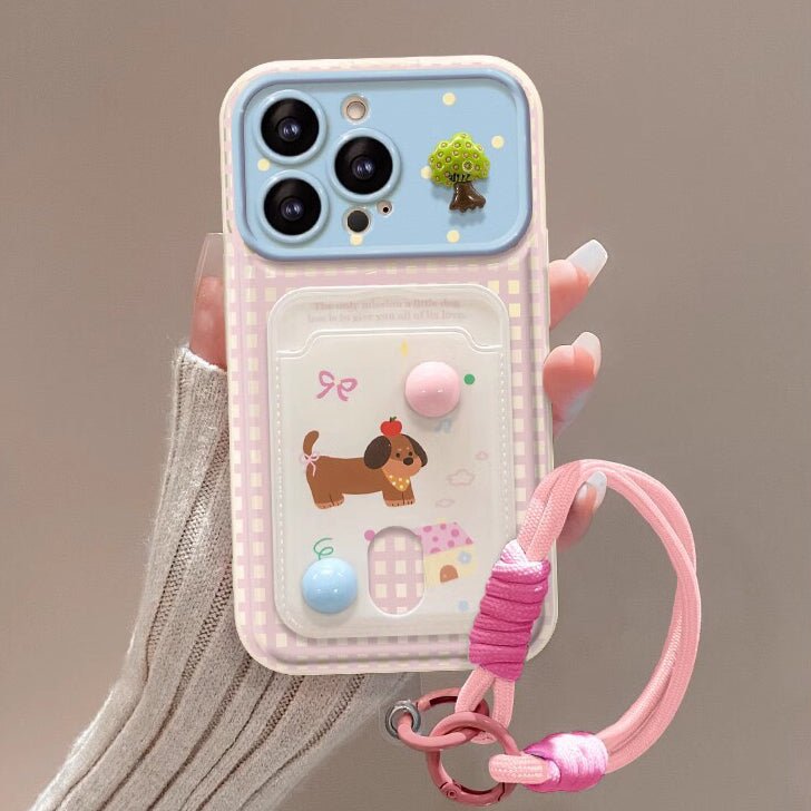 20251017205058_2484_157.jpg Cute Puppy Card Holder Flip Phone Case