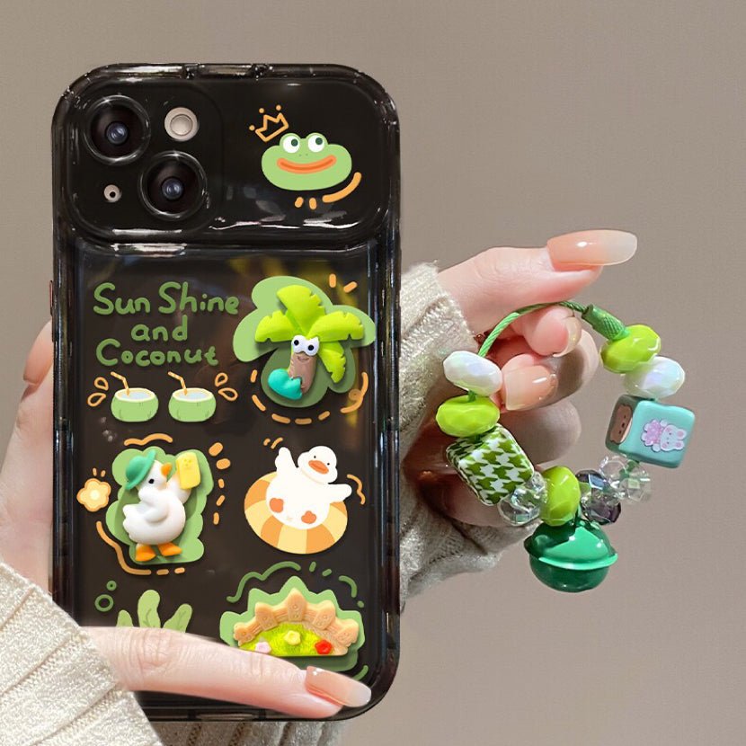 20251019182121_2547_157.jpg Cute Frog Flip Phone Case