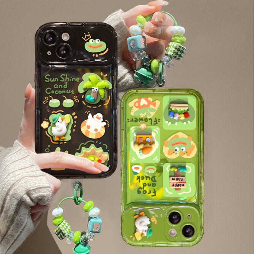 20251020135509_2641_157.jpg Cute Frog Flip Phone Case
