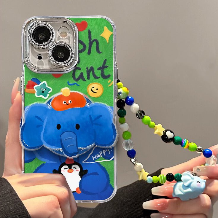 20251020140135_2650_157.jpg Elephant Magnetic Holder Phone Case