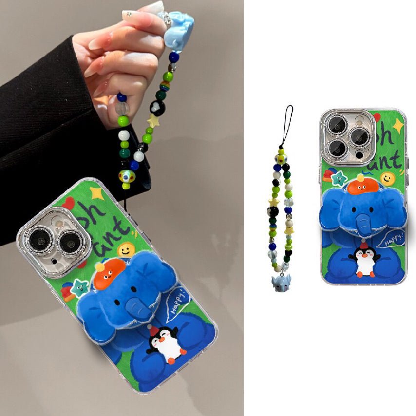 20251020140141_2653_157.jpg Elephant Magnetic Holder Phone Case