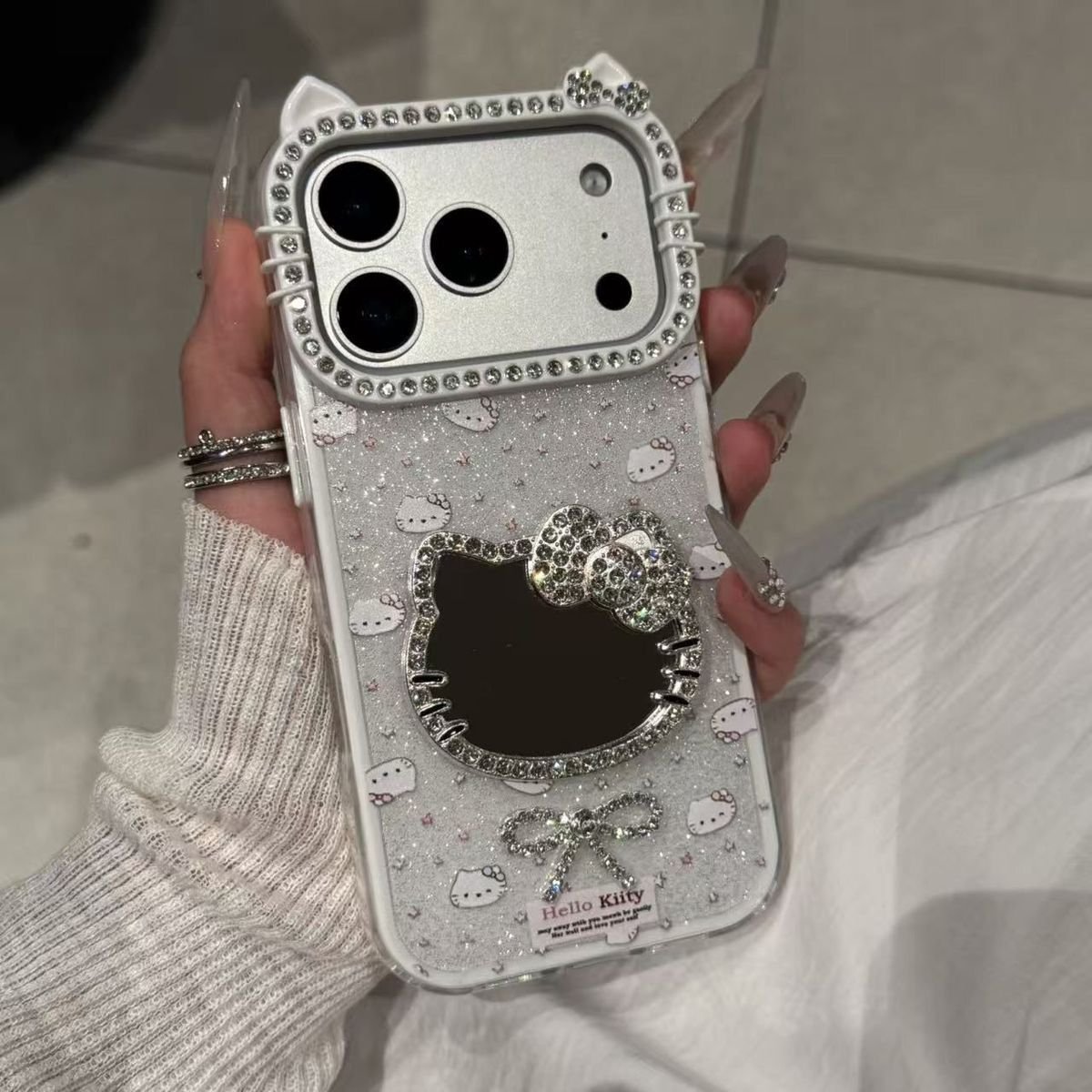 20251209184811_7809_157.jpg Kitty Mirror Phone Case
