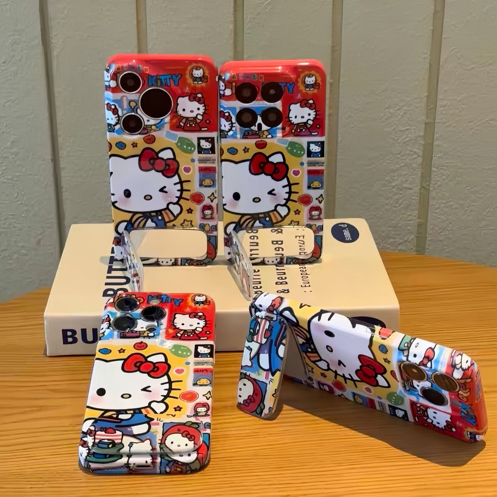 20260113201453_13402_157.jpg Cute cake-shaped Kitty stand phone case
