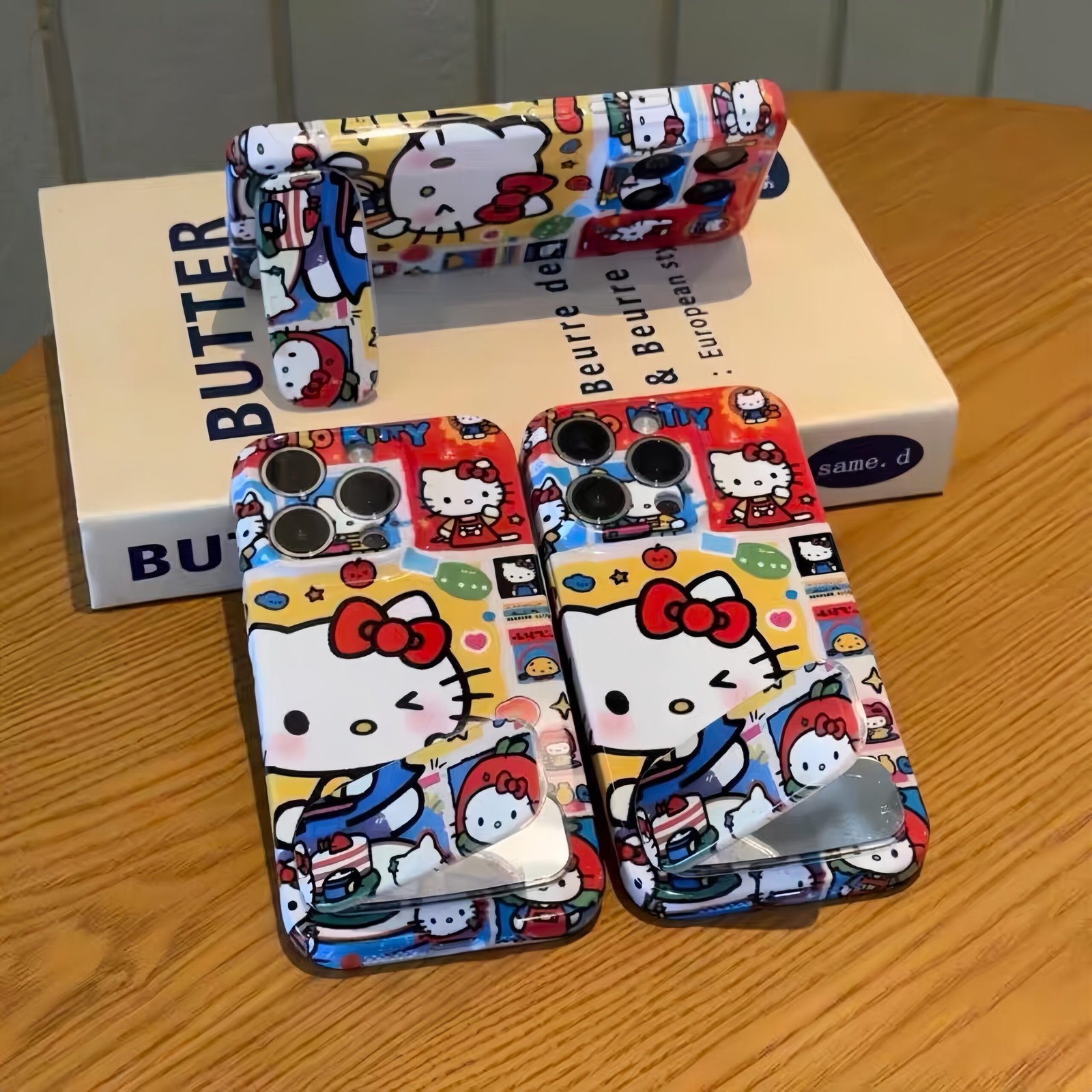 20260113201500_13403_157.jpg Cute cake-shaped Kitty stand phone case