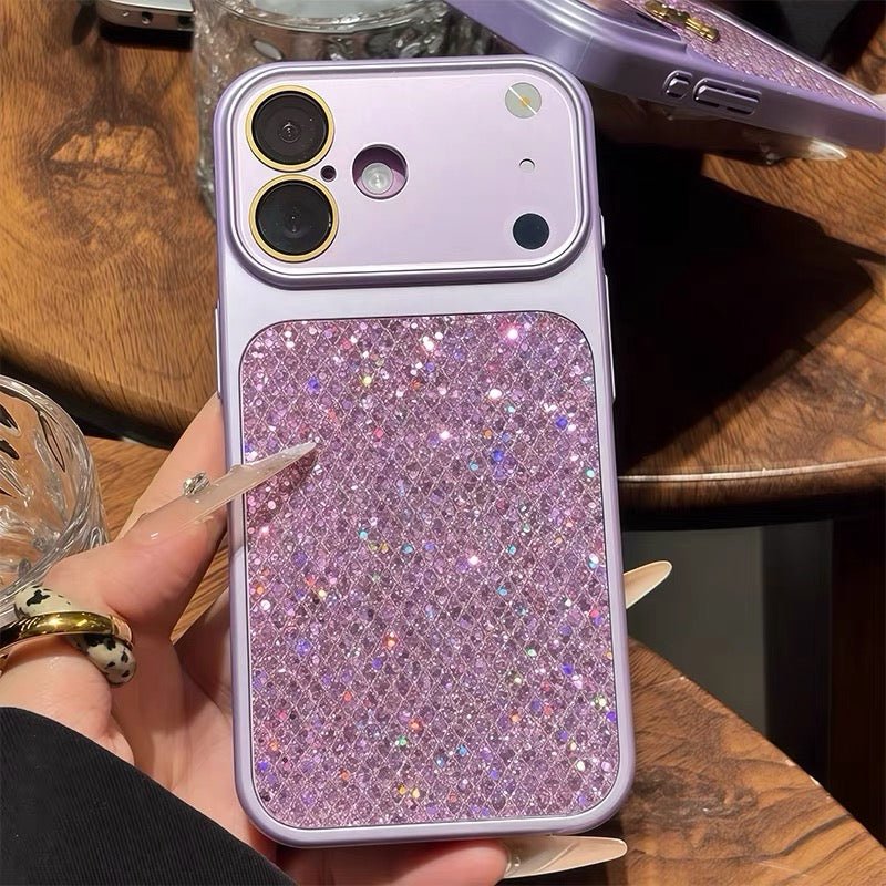 20260120001617_14198_157.jpg Rhinestone Glitter Back Cover iPhone Case