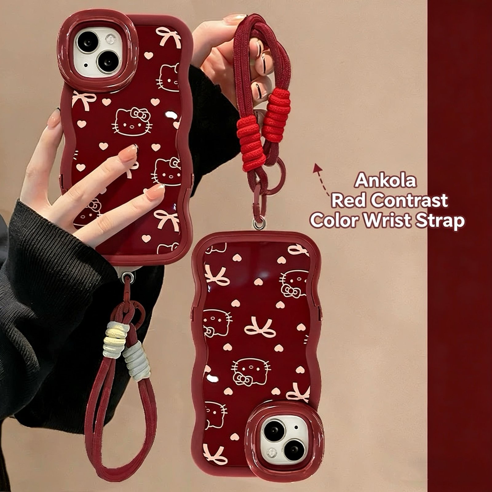 Cute Kitty Cat Invisible Dual Stand Phone Case