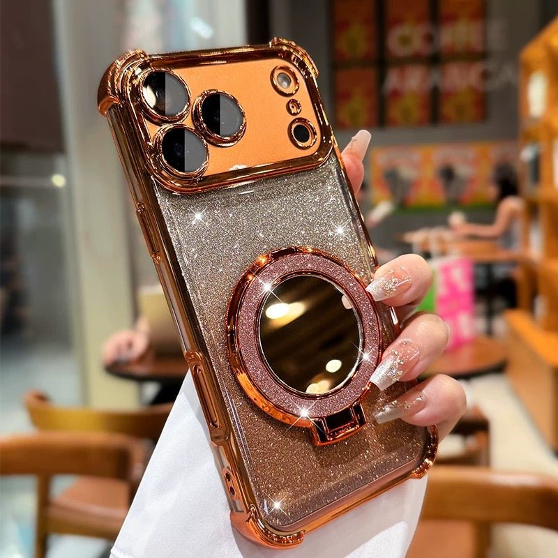 227f89ab2a1a8379789480df790c8760.jpg Sparkling portable mirror and stand phone case