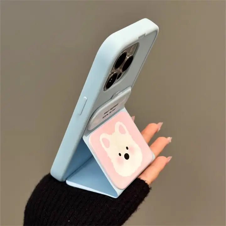 Cartoon Puppy Yoshi Nara Foldable iPhone Case