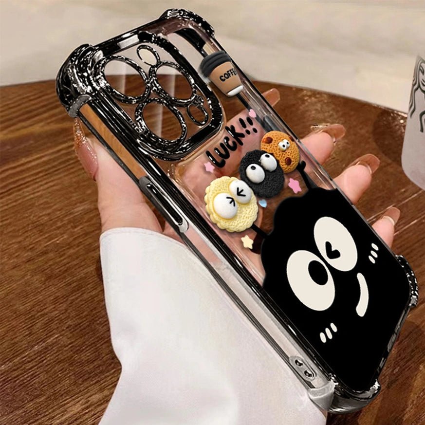 3DCartoonsSeimiClearPhoneCaseforiPhoneAll17161514131211X78SeriesModelsThickenedCornerDesign_5.jpg 3D Cartoons Seimi Clear Phone Case for iPhone All 17 16 15 14 13 12 11 X 7 8 Series Models Thickened Corner Design
