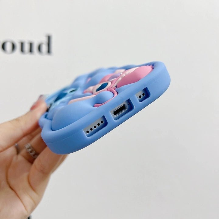 Popsockets 3D Cartoons Silicone Phone Case for VIVO V23 5G