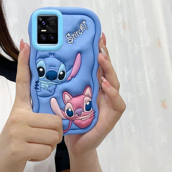 Popsockets 3D Cartoons Silicone Phone Case for VIVO V23 5G