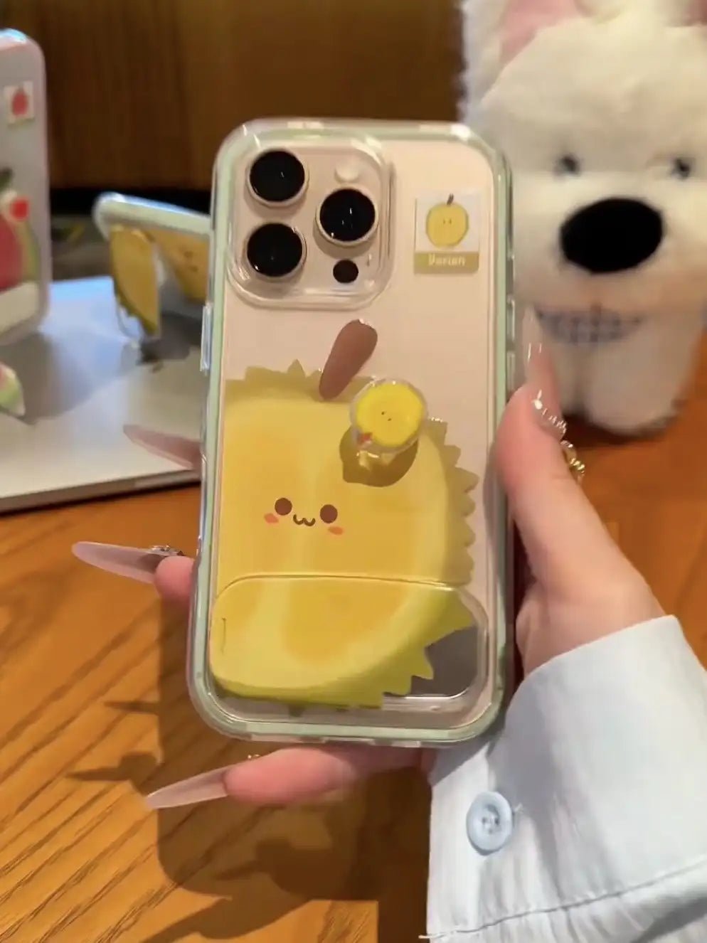 3DRotatingFruitWidgetBackCoverClearPhoneCase_1_0.jpg 3D Rotating Fruit Widget Back Cover Clear iPhone Case