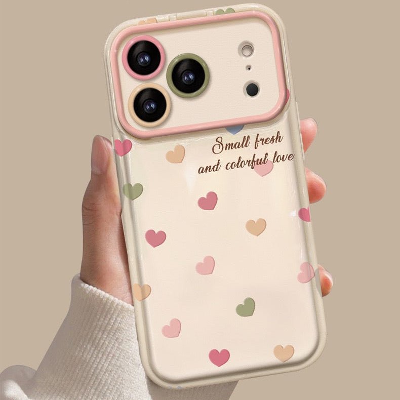 4461D2692E9915517D637E0AA0EA59C4.jpg Full-screen colorful heart-shaped flip mirror phone case