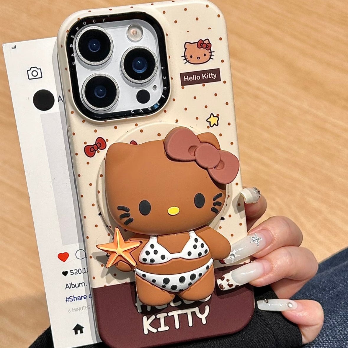 45A1F364D9DA0094C4491CEFF01BCEFD.jpg Cute Bikini Kitty Cat Magnetic Holder Phone Case