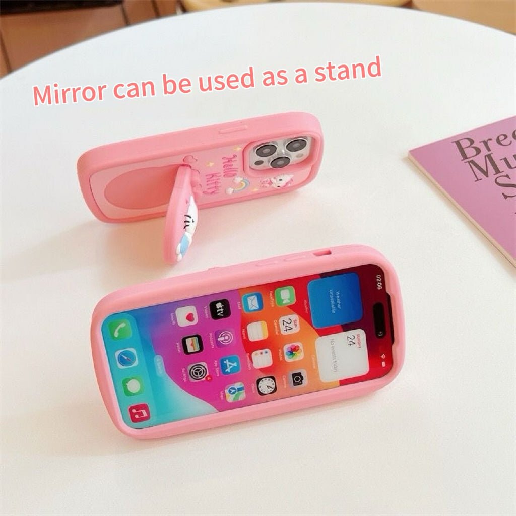 4FE4127FE57402E6951CFD4B9DA0D6BB.jpg Cute Kitty Cat Mirror Stand Phone Case