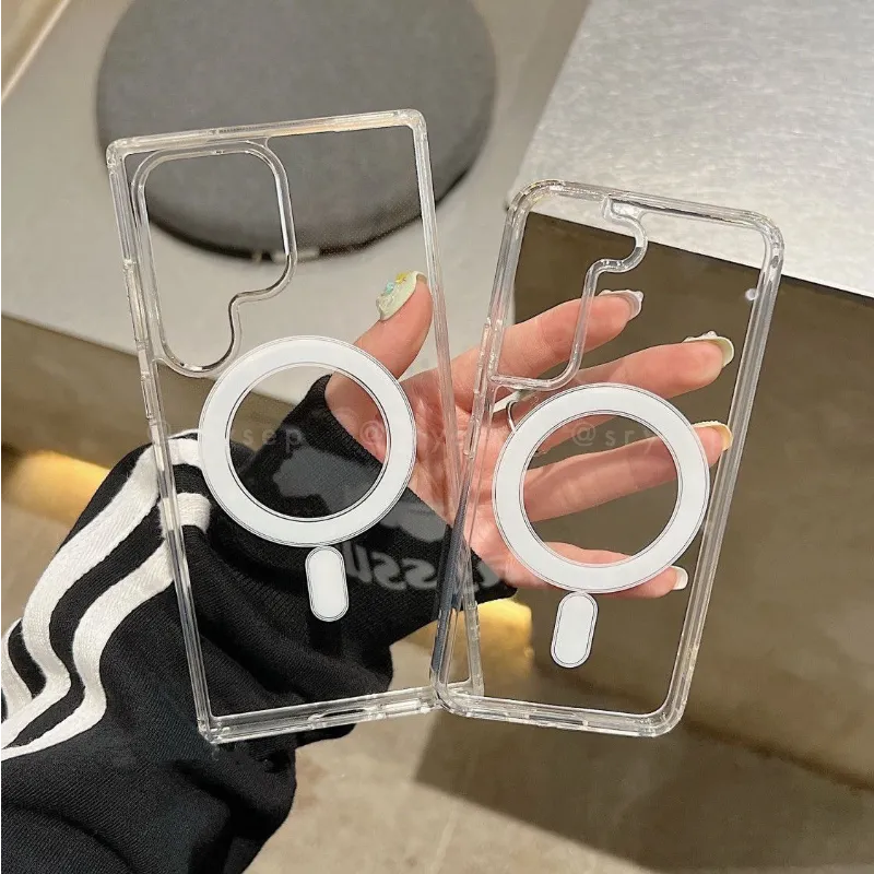 4_86e30c72-ca44-44aa-9ea2-eaa949379d3d.png Square Clear Magnetic Phone Case For Samsung