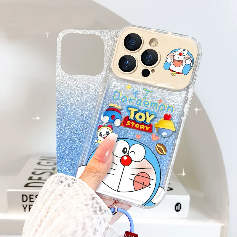 5_5c787eb3-35cb-44f5-8bd3-8df71bf0b0d3.png Doraemon flip mirror phone case