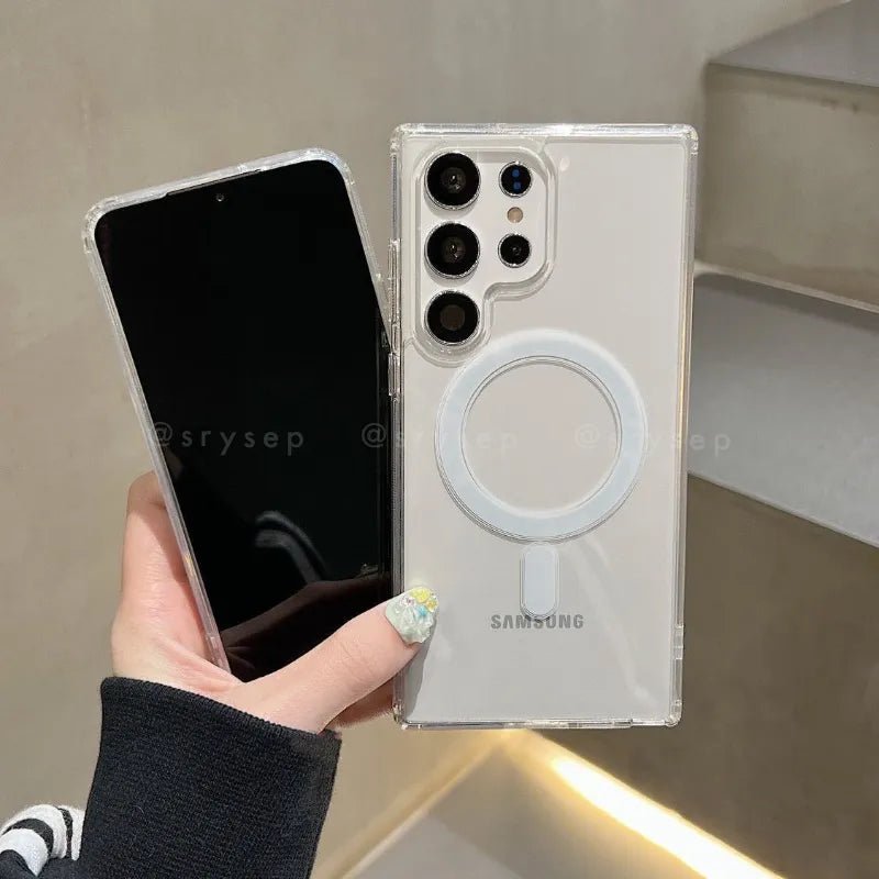 5_6242886a-0967-47e9-970b-295d6cc77fc6.jpg Square Clear Magnetic Phone Case For Samsung