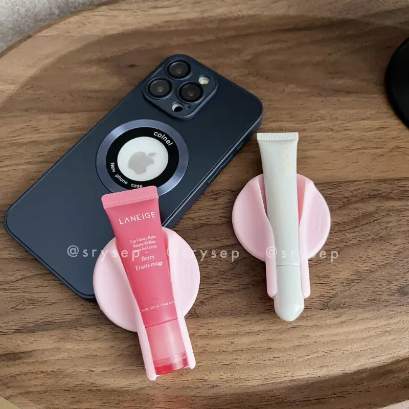 Candy Color Magnetic Silicone Lipstick Phone Grip Lazy Desktop Chase Boker Grip