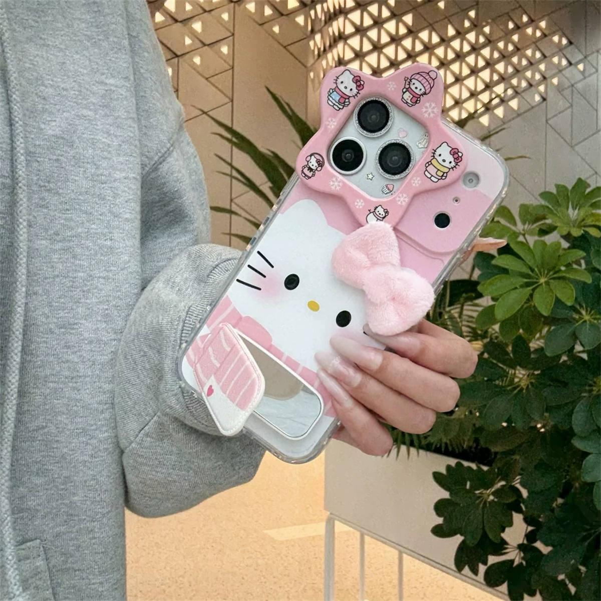 6458384f-3c5e-422c-ae4b-0853100380cf.png Cute 3D bow scarf Kitty phone case