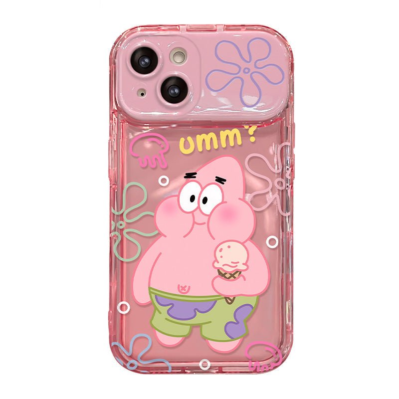 689DBBAE6915276B2393FF6E23A0CB6E.jpg SpongeBob Patrick Star flip mirror phone case