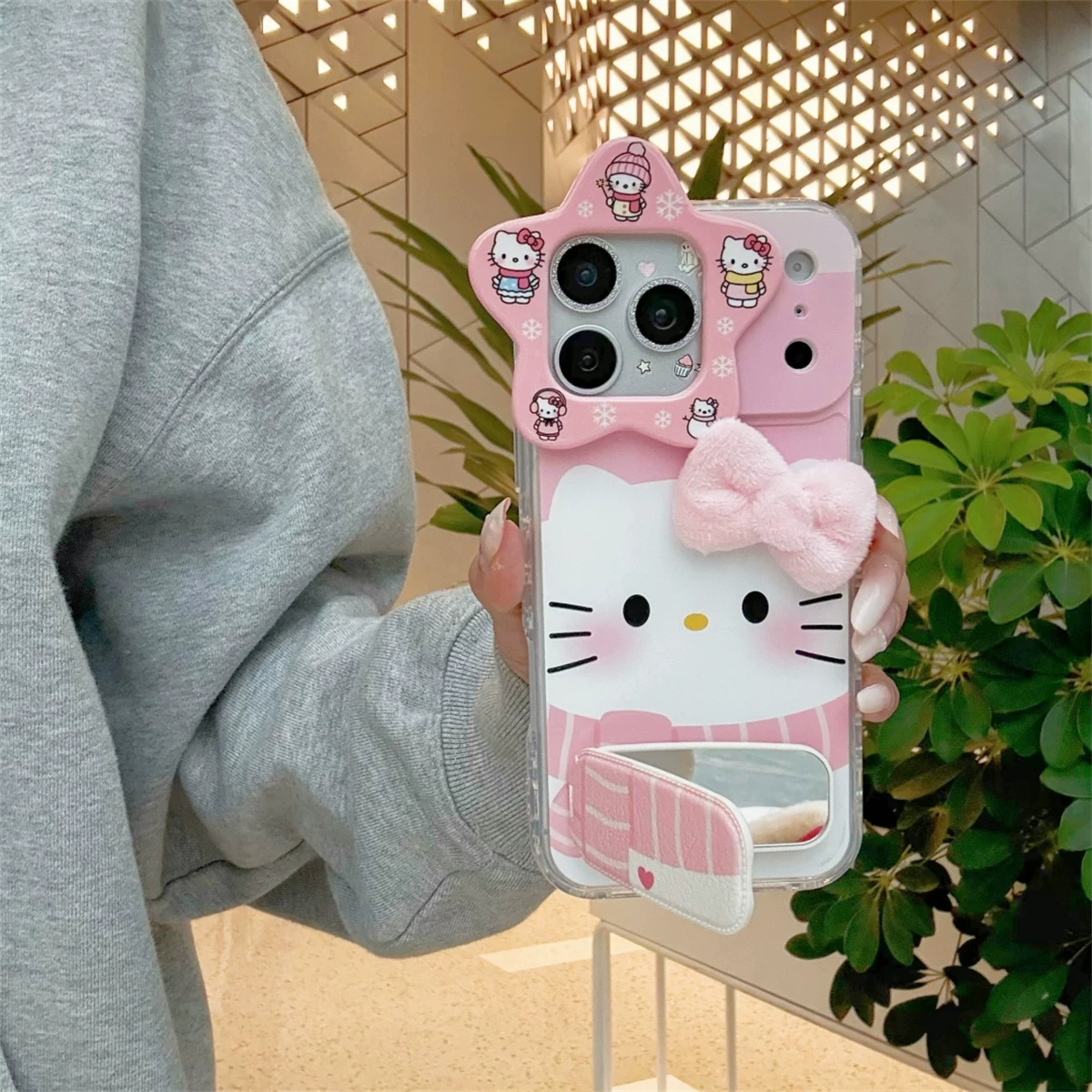 70786d6c-a3ab-4d28-8cfd-e862c3fbea5d.png Cute 3D bow scarf Kitty phone case