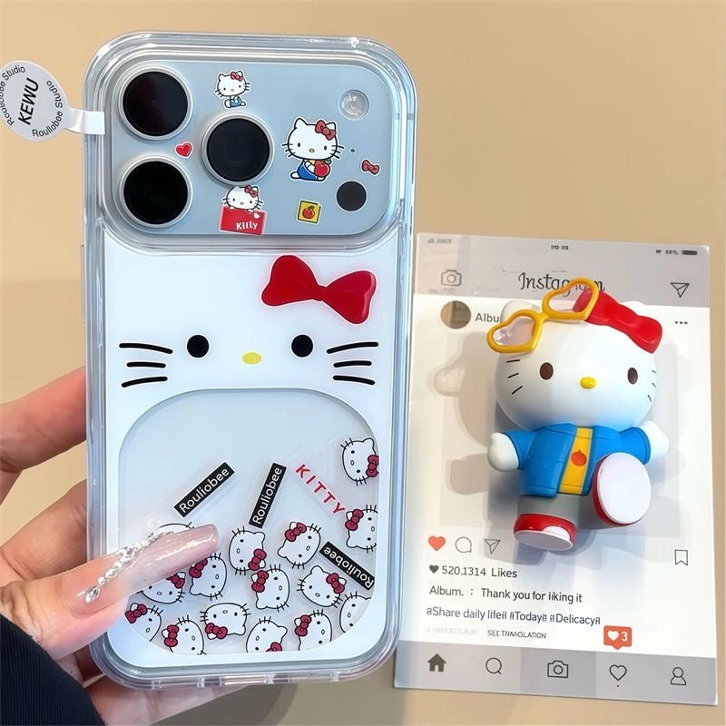 769C9E18-F589-411C-8933-4115F98E8E54.jpg Liquid Quick Sand Kitty Phone Case for iPhone