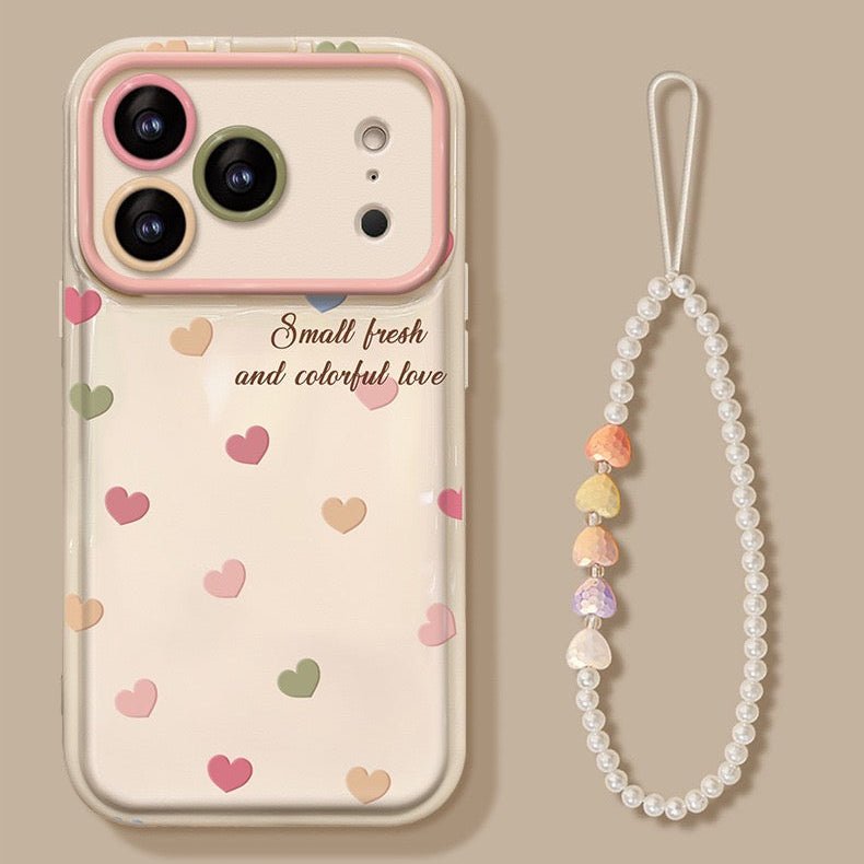 7841C47FD8B4C397C1DE7D745AD3AA80.jpg Full-screen colorful heart-shaped flip mirror phone case