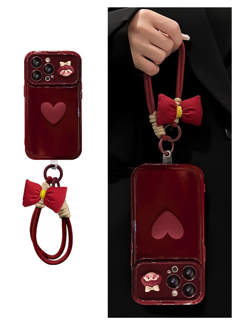 7C15AE1F6328999966B0C511777C97EF.jpg Heart-shaped and girl-themed flip mirror phone case