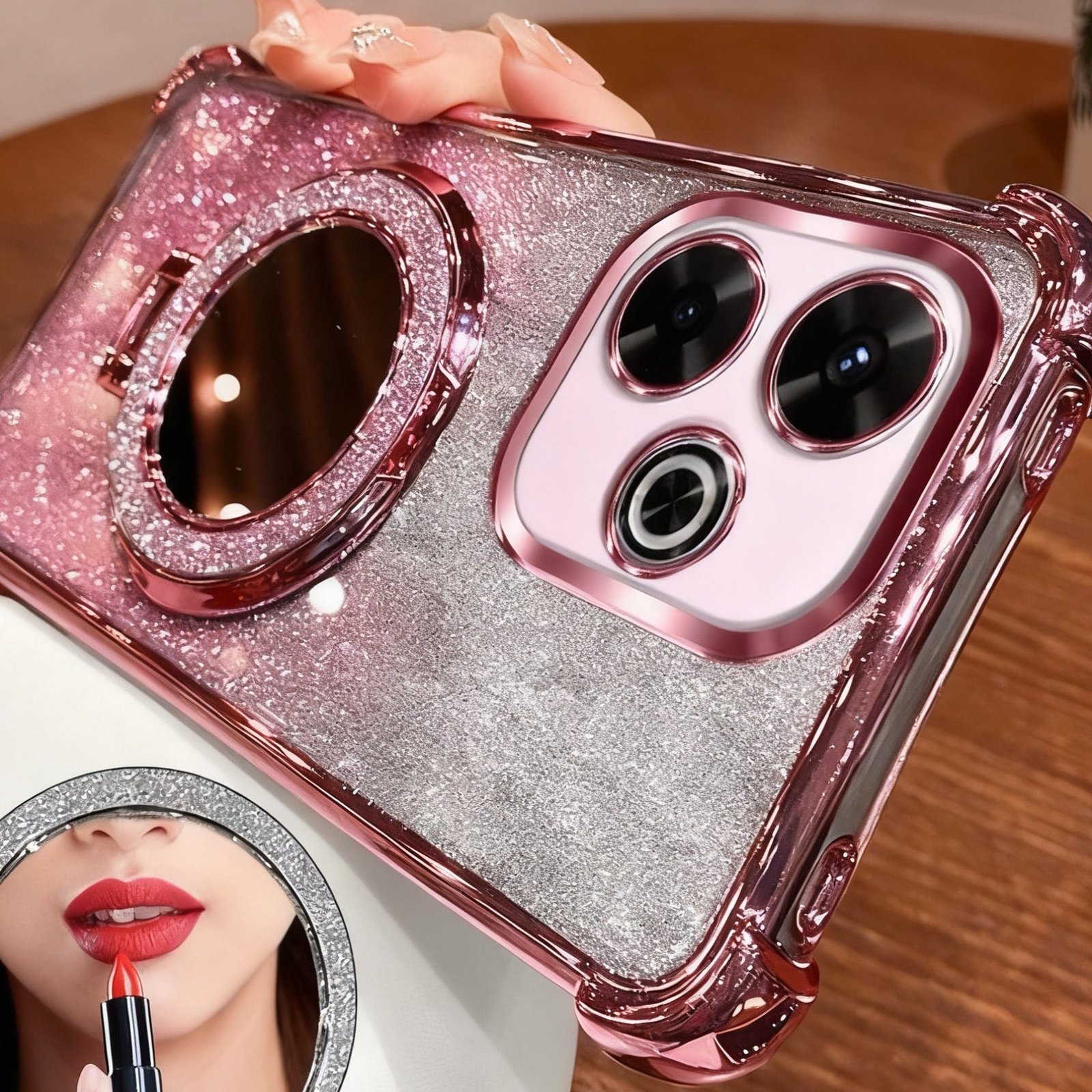 924F446042524400D712F7B84DA91AF8.jpg Redmi Mirror Stand Phone Case