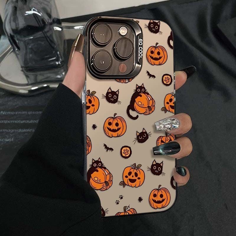 CE4A9CCB623FBF814CBFC2F45A19E7D9.jpg Halloween Cat Pumpkin Phone Case