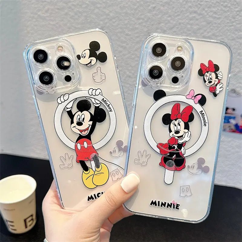 CartoonMouseMickMagneticClearPhoneCaseforiPhone00003.jpg Cartoon Mouse Mick Magnetic Clear Phone Case for iPhone