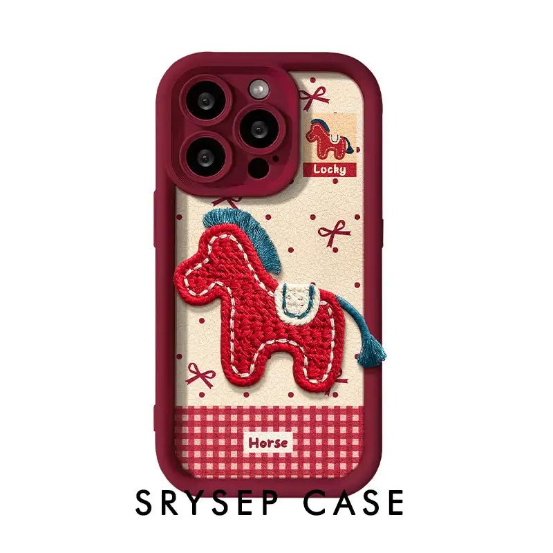 CutePlushHorseLeatherPhoneCaseforiPhoneSiliconeCoverWithLanyardCharm_6.jpg Cute Plush Lucky Horse Leather Phone Case for iPhone Bow Cover With Charm