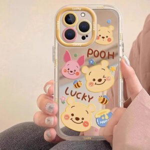 CutePoohBearCoverCartoonPhoneCaseForiPhone00001.jpg Cute Pooh Bear Cover Cartoon Phone Case For iPhone