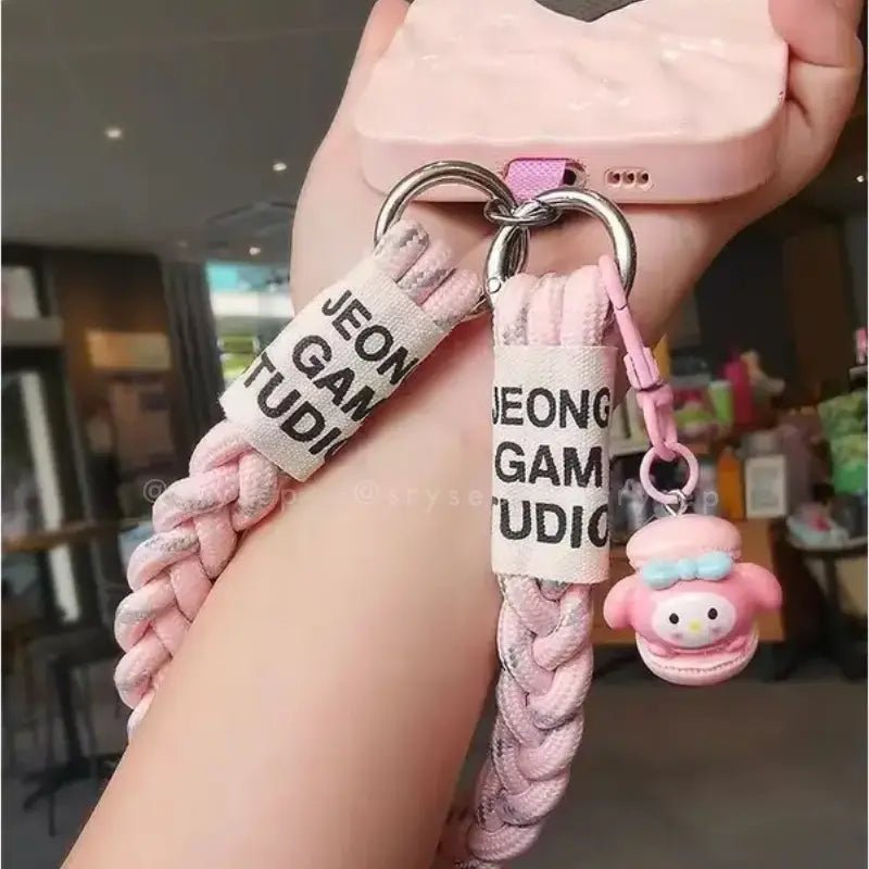 Decorative Woven Charm Handmade Keychain for Phone Case Pad Case Bumper