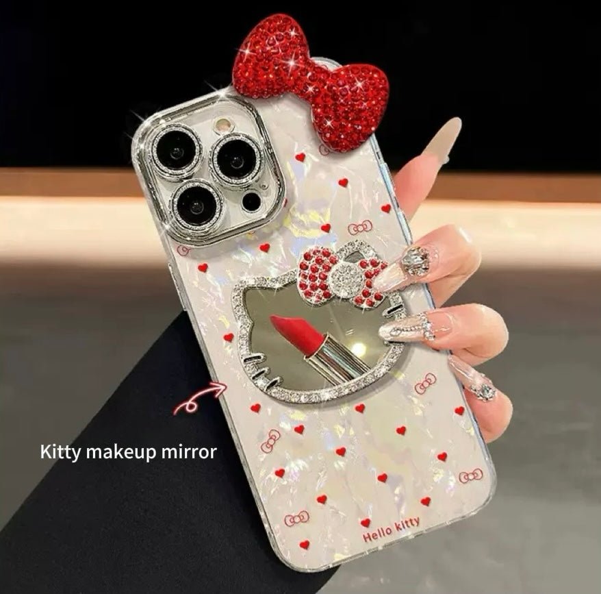 F67DCA458CDA109642445FD882018061.jpg Kitty Cat Mirror Bracelet Phone Case