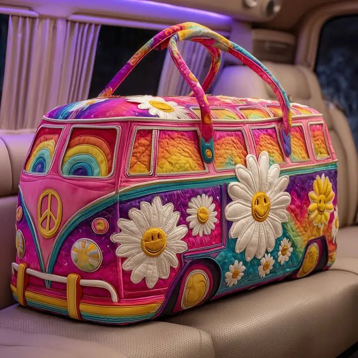 Hippie Van Quilted Duffle Bag