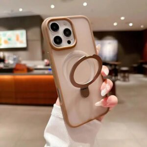 MagSafecase00007.jpg 180闂 Rotating Grip Magsafe Phone Case For iPhone 17 16 15 14 13 12 11 Pro X Max 7 8 Plus With Free Lens Protector Magnetic Cover