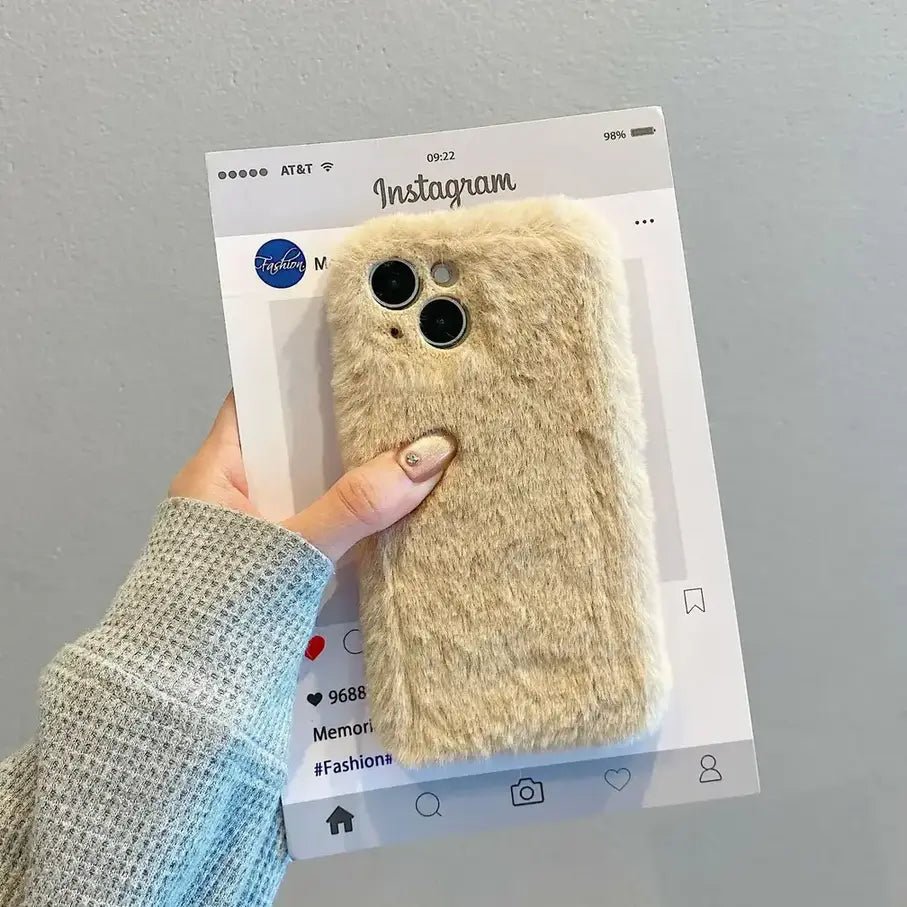 O1CN010EulIY1weZNNIj10S__2218799336333-0-cib.jpg Candy Color Velvet Plush Phone Case for iPhone
