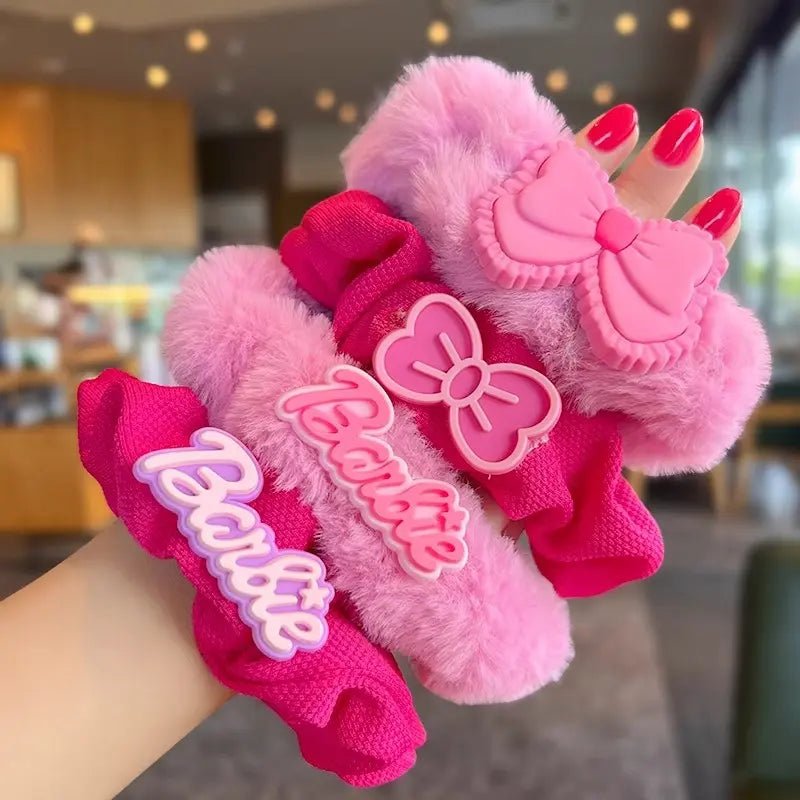 OversizedHairScrunchiePinkBowknotBarbe_3_-0.jpg Oversized Hair Scrunchie Pink Bowknot Barbe