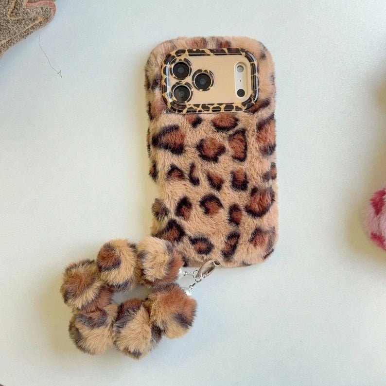 Rabbit Plush Phone Case for iPhone All 17 16 15 14 13 12 11 Series Models