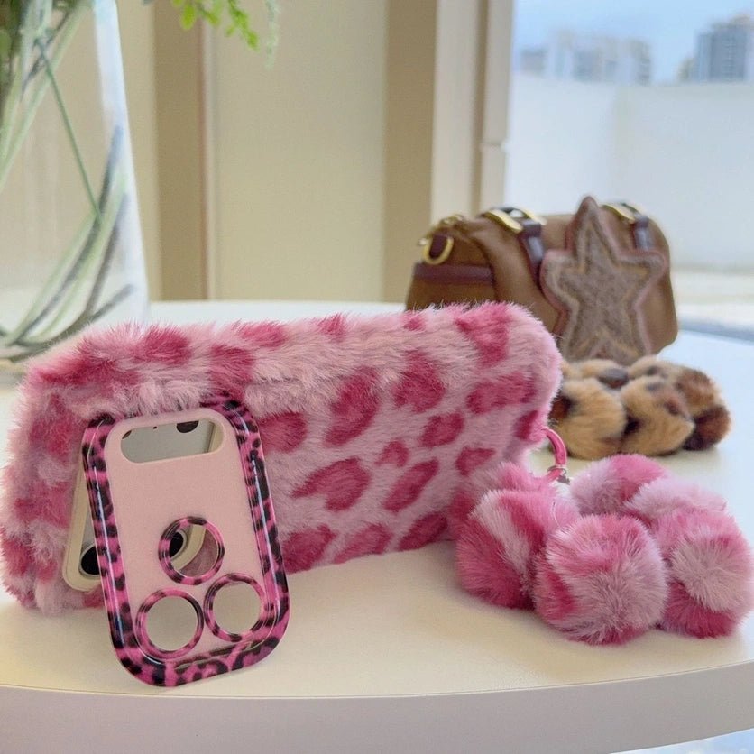Rabbit Plush Phone Case for iPhone All 17 16 15 14 13 12 11 Series Models