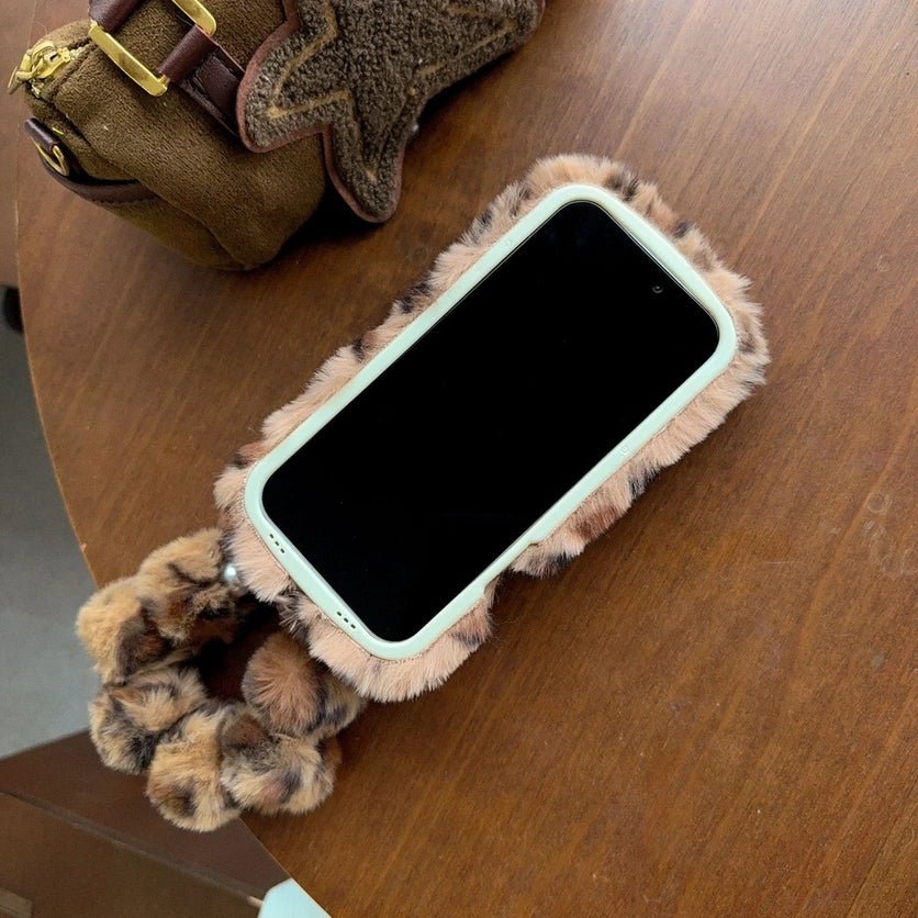 Rabbit Plush Phone Case for iPhone All 17 16 15 14 13 12 11 Series Models