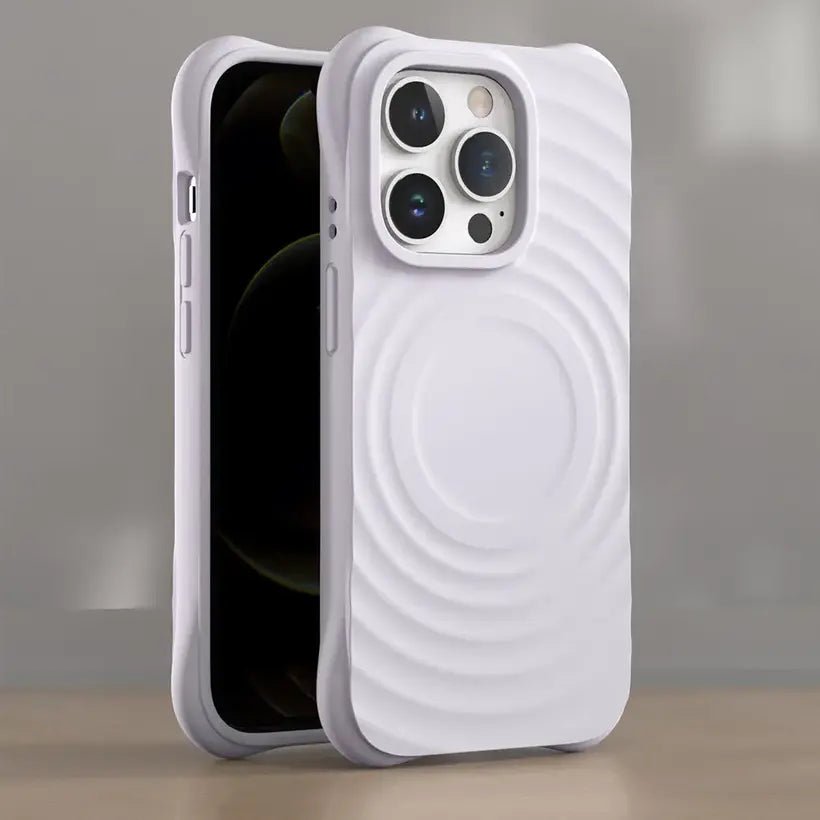 RipplePhoneCase00011.jpg Candy Color Ripple Wireless Magnetic Phone Case For iPhone 17 16 15 14 13 12 11 Pro X Max 7 8 Plus