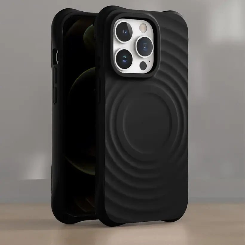 RipplePhoneCase00013.jpg Candy Color Ripple Wireless Magnetic Phone Case For iPhone 17 16 15 14 13 12 11 Pro X Max 7 8 Plus