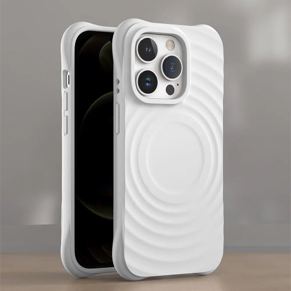 RipplePhoneCase00014.jpg Candy Color Ripple Wireless Magnetic Phone Case For iPhone 17 16 15 14 13 12 11 Pro X Max 7 8 Plus