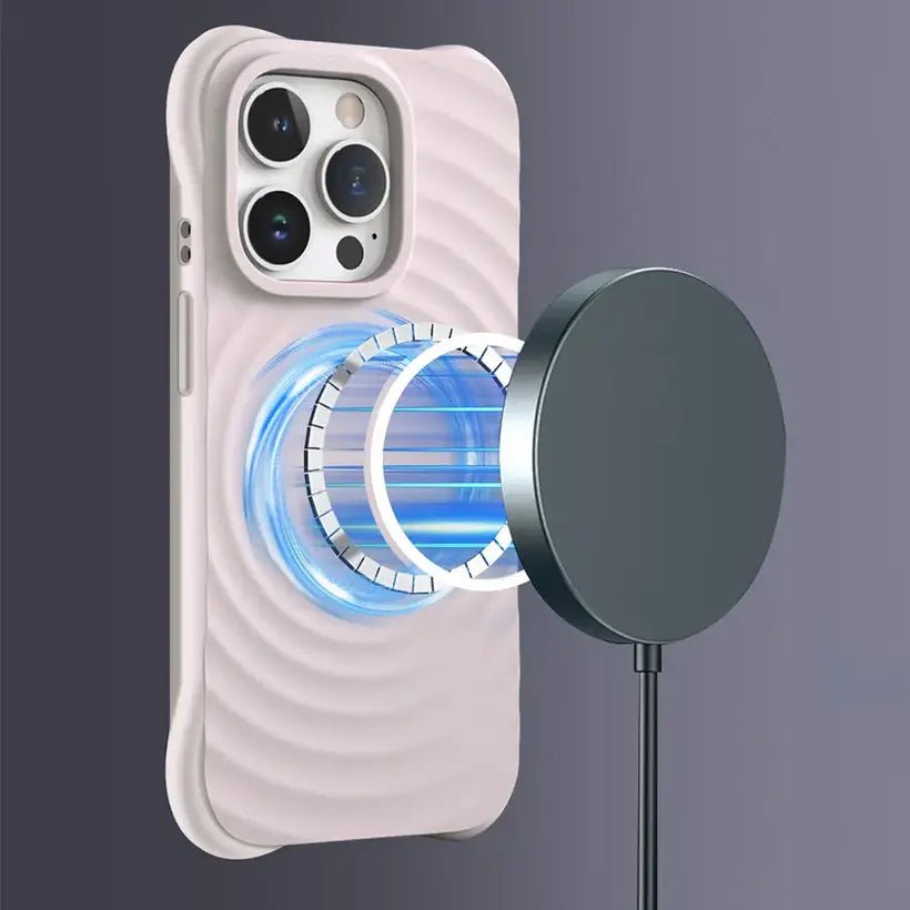 RipplePhoneCase00018.jpg Candy Color Ripple Wireless Magnetic Phone Case For iPhone 17 16 15 14 13 12 11 Pro X Max 7 8 Plus