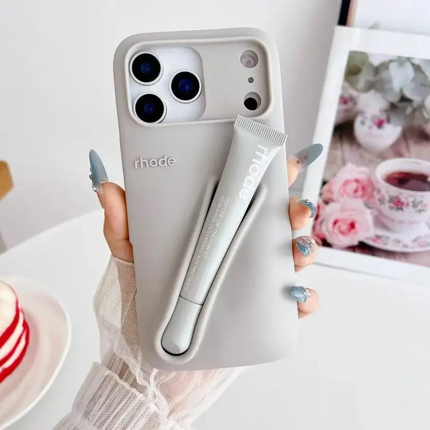 lipstickphonecase00013_e0f9c70a-29b4-4bf6-874c-1f9d7e2fb425.jpg Candy Color Lipstick Holder Phone Case Set For iPhone 17 16 15 14 13 12 11 Pro X Max 7 8 Plus